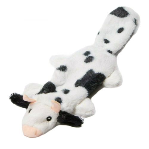 Animate Black & White Cow Flat Toy