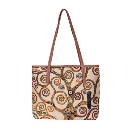 Gustav Klimt Tree of Life - College Bag