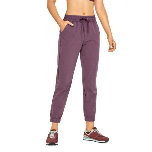 Women's Joggers Pants Lightweight Athletic Drawstring Breathable Tapered Lounge Pants with Pockets - 26 Inches