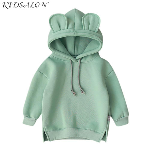 Children Sweatshirts Baby Girl Clothes 3D Ear Boys Hoodies Girls Tops