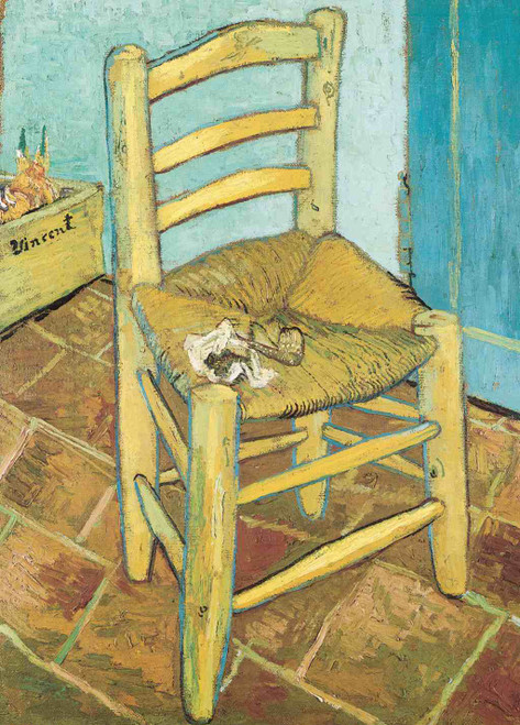 Van Gogh's Chair - Vincent Van Gogh - Greetings Card