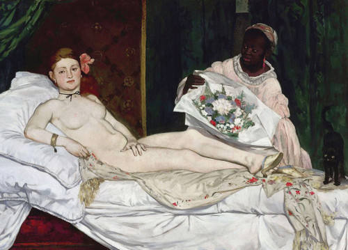 Olympia - Édouard Manet - Greetings Card