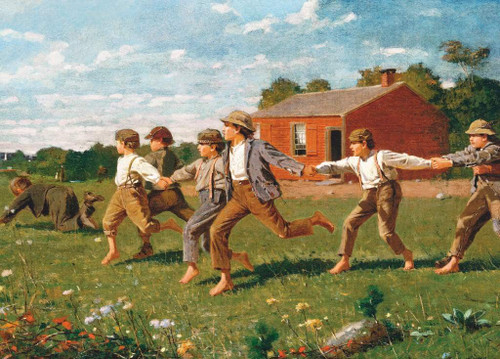 Snap the Whip - Winslow Homer - Greetings Card