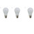 3 X Energy Saving LED Light Cool White Bulbs B22 Bayonet Screw Lamp 3W-25W GLS~1443