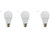 3 X Energy Saving LED Light Cool White Bulbs B22 Bayonet Screw Lamp 3W-25W GLS~1443