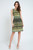 Sleeveless A-Line Print Dress Jersey