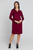 Burgundy Sack Dress by Conquista