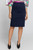 Dark Blue Pencil Skirt