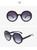 Retro Round Sunglasses Women Men Brand Design Transparent Blue Frame Circle Lens Fashion 90s Sun Glasses Shades Female