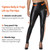 Women Faux Leather Leggings Waterproof Sexy PU Leather Legging Stretchy Push Up Black Legins Women Fitness Elastic Skinny Pants