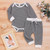 Autumn Knitted Kids Girl Clothes Set 2Piece Long Sleeve Bodysuit+trousers Infant Suit Toddler Fall Clothing for Boy Girl D30