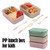 PP Lunch Box For Kids 2 or 1 Pcs Container Microwave Leakproof Food Fruit Storage Bento Box With Spoon And Fork New