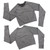 2 Piece Outfits Yoga Activewear Set Long Sleeve Crop Top High Waist Yoga Pants Sports Shirt Workout Leggings Suit Gym Clothing