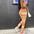 Tie Dye Print Women Sports Tracksuit Fashion Tank Crop Top Slim Pants  Sexy Running Workout Two Piece Sets Energy Fitness Set