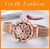 Women watches top luxury Fashion Ladies quartz movement wristwatch Stainless Steel Band Dress waterproof