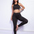 High Waist 2 Piece Fitness Set Women New Seamless Leggings Push Up Yoga Suit Woman Gym Running Sportswear For Ladies