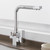 Kitchen Faucets Deck Mount Mixer Tap 360 Degree Rotation with Water Purification Features Single Hole Crane For Kitchen