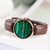 Women Watches Fashion Japan Quartz Movement  relogio feminino Emerald Stainless Steel Rose Gold Waterproof WristWatches