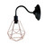 Modern Industrial  Vintage Indoor Rose Gold colour Wall Light Lamp Fitting Fixture E27 Holder UK~3675