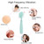 Portable Electric Facial Cleansing Brush Waterproof Silicone Cleansing Tool Handheld Facial Cleaning Brush Mini Pore Cleaner