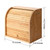 Bamboo Bread Box With Cutting Board Detachable Storage Bin Boxes Big Food Container Drawer Factory Customized Kitchen Organizer