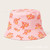 Fire Pattern Bucket Hat Girls Foldable print Cap Hip Hop Gorros Men Summer Caps Women Panama Fishing Bucket Hat