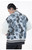 Baseball Jacket Men Tie Dye Checkerboard Printed Patchwork Bomber Coats V-Neck Harajuku College Style Streetwear Spring