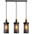 Industrial Vintage Retro Metal 3 Head Pendant Ceiling Lampshade Chandelier E27 Holder~3796