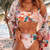 Floral Print Swimsuit Women Bikini High Cut Swimming Push Up Sexy Biquinis Beach Style Maillot De Bain Femme Two Piece Set