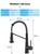 Matte Black Kitchen Faucet Single Hole Pull Out Spout Kitchen Sink Stream Sprayer Head Black Mixer Tap