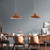 Orange colour Modern Vintage Industrial Retro Loft Metal Ceiling Lamp Shade Pendant Light~1643