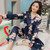 Women Satin Silk Pajamas Adult Spring Faux Sleepwear Two pcs