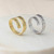 Personalized Gift Customized Engraved Name Stainless Steel Adjustable Rings for Women Anniversary Jewelry