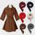 Women Girls Woolen Waist Belt Jacket Belt Solid Color Wide Waist Band For New Overcoat Accessories