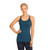 Women's Seamless Built-in Bra Tank Tops Strappy Back Activewear Workout Compression Tops