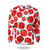 Sublimated Strawberry Pattern Design Sweatshirts