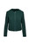 Dark Green Faux Mouflon Winter Jacket