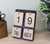 Wooden Freestanding Photo Frame Style Perpetual Calendar