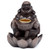 Wood Effect Lucky Buddha Backflow Incense Burner