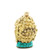 Brass Buddha Figure - Med Head - 8 cm