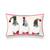 Hofdeco Premium Holiday Lumbar Pillow Cover, Christmas Gnomes, Red, 12"x20"