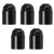 5Pack E27 Light Bulb,Pendant Socket Holder Screw Black Plastic Lamp holder ~4387