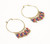 Colorpop Beads on Hoop Earrings