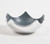 Textured Aluminium Grey Cracked Egg Bowl