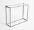 Minimal Metal & Glass Hanging Wall Shelf