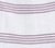 Handwoven Striped Mauve Cotton Bath Towel