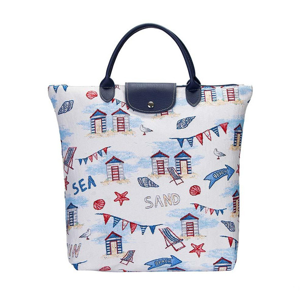 Beach Hut - Foldaway Bag