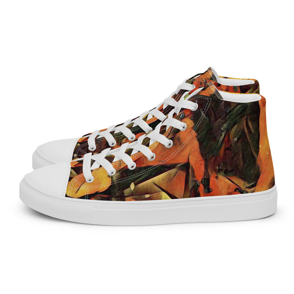 SOTTOSOPRA Handmade Men’s High Top Canvas Shoes by Gianneli