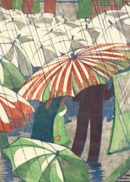 Wet Afternoon - Ethel Spowers - Greetings Card