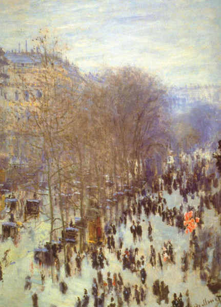 Boulevard des Capucines - Claude Monet - Greetings Card